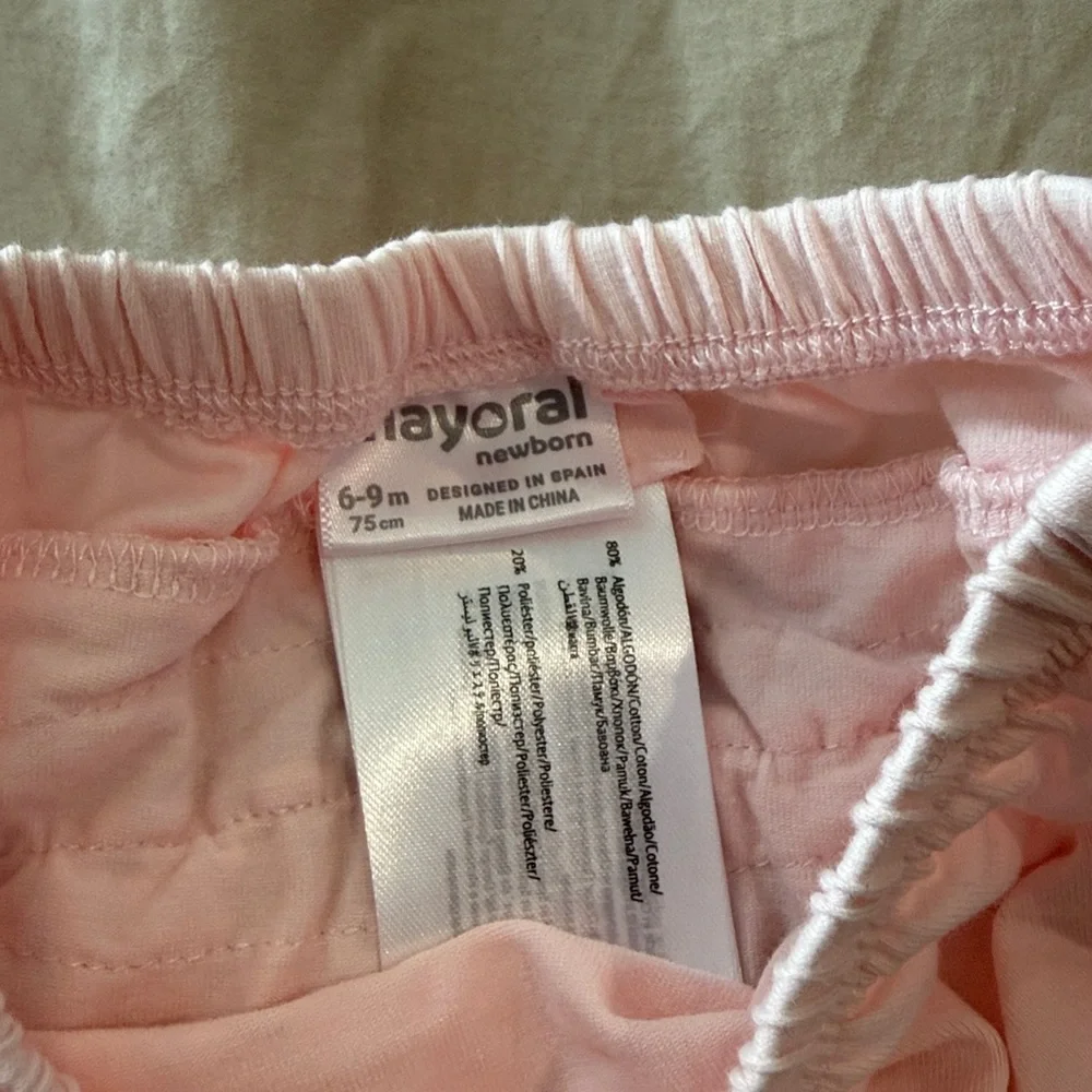Mayoral Light Pink Ruffle Diaper Cover - Picture 3 of 3
